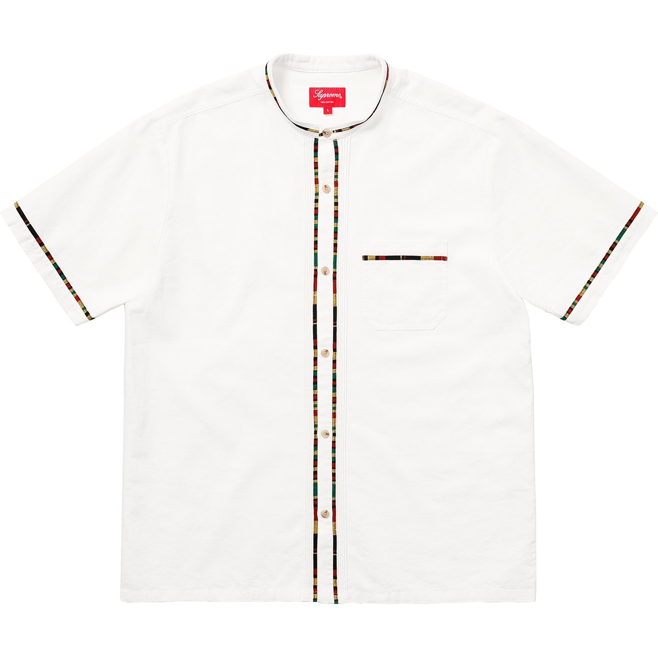 S/S Band Collar Shirt view 4